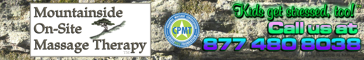 Mobile Pediatric Massage in NJ and NYC by Mountainside On-Site Massage Therapy.